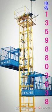 駐馬店建筑機(jī)械租賃 單柱雙龍施工升降機(jī)助力高效建設(shè)